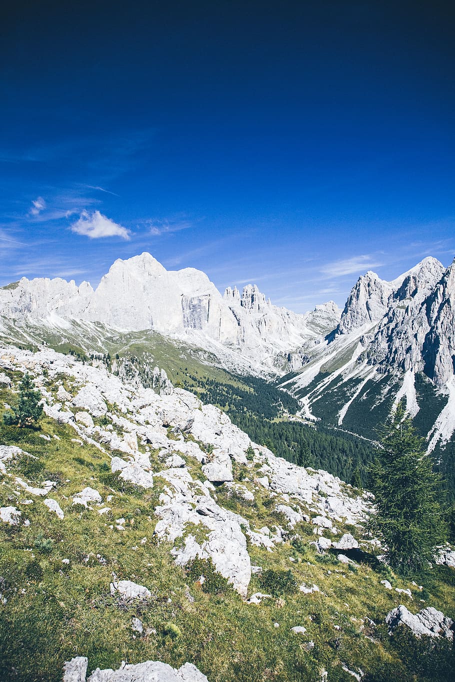 mountain ranges during daytime, nature, outdoors, slope, peak