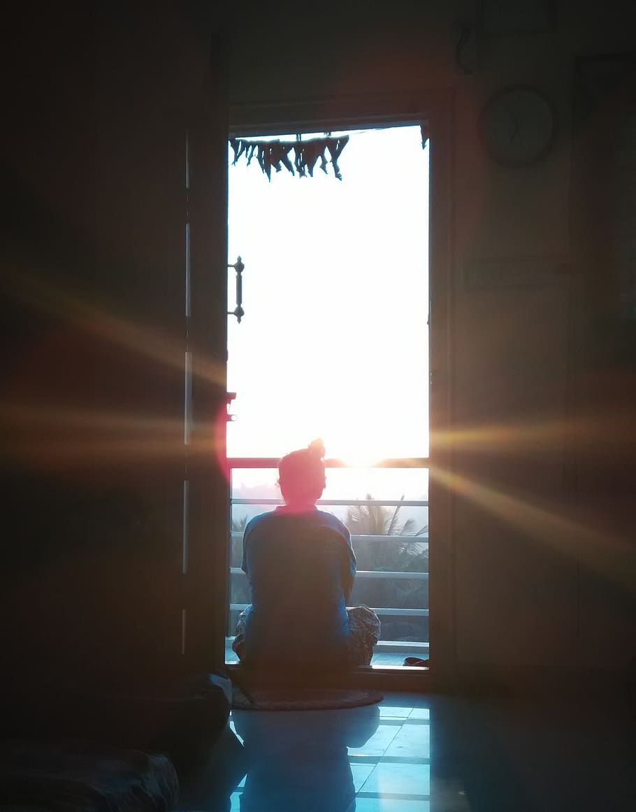 india, bengaluru, window, one person, sunlight, indoors, lens flare HD wallpaper