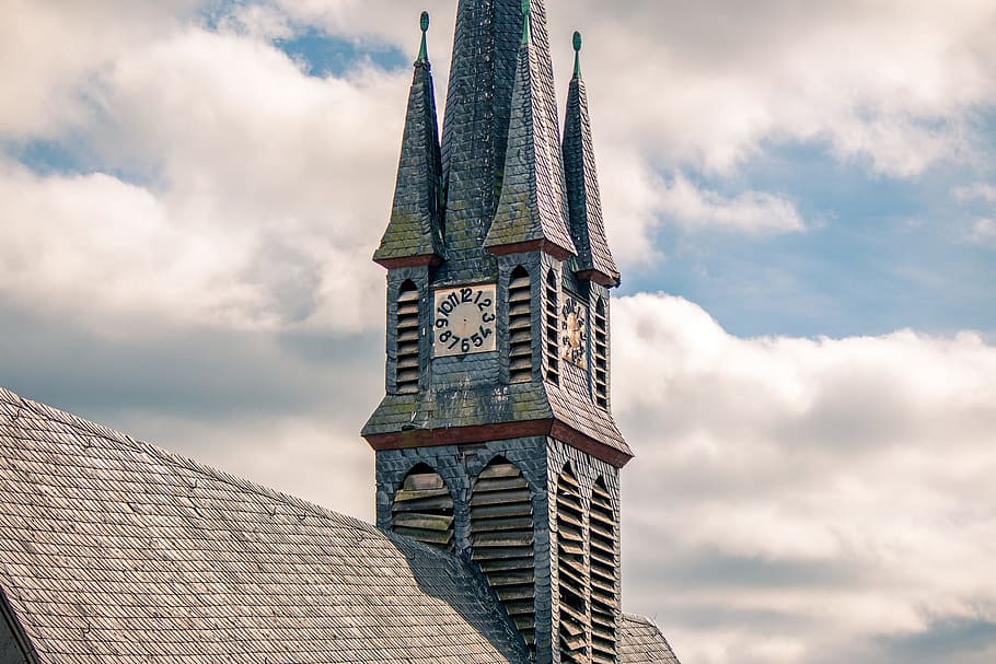 old, steeple, tower, construction, architecture, building, high HD wallpaper