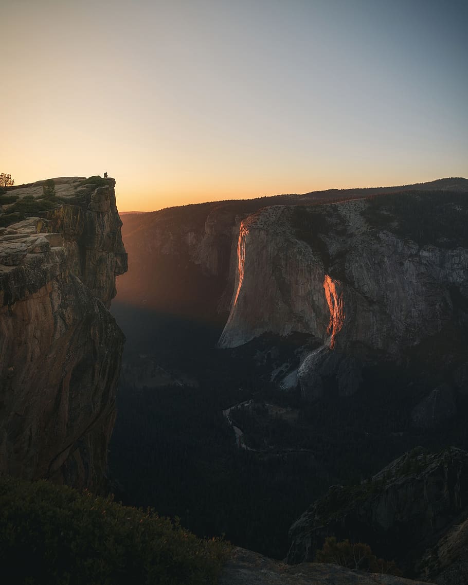 Rock Formations, cliff, dawn, daylight, mountain, nature, scenic HD wallpaper