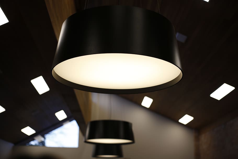 Shallow Focus Photo of Recess Light, ceiling lights, contemporary, HD wallpaper