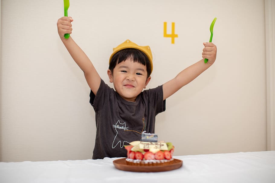 boy raising both his hands, child, childhood, food, food and drink HD wallpaper