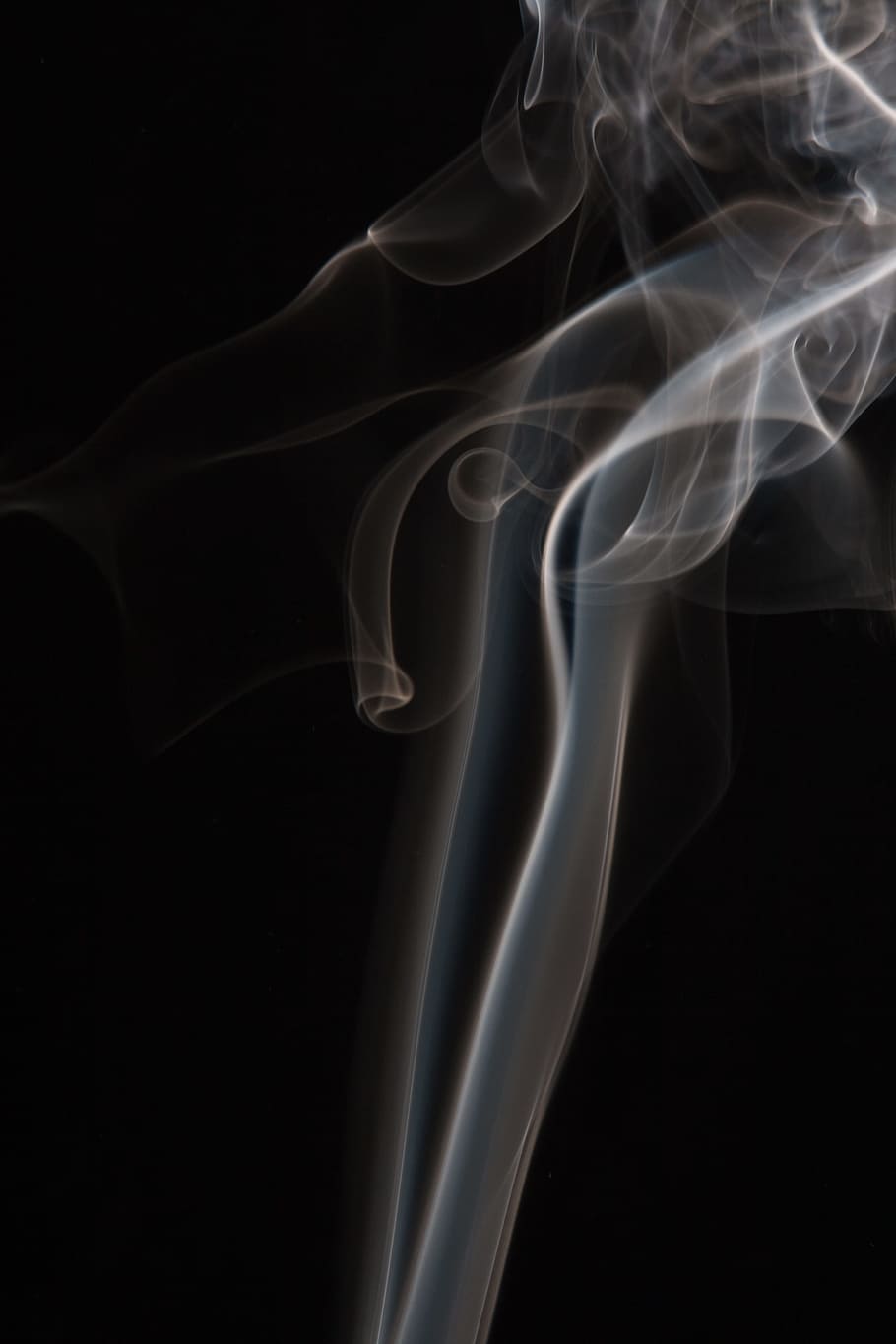 smoke, background, black, white, graphic, hot, isolated, curve HD wallpaper