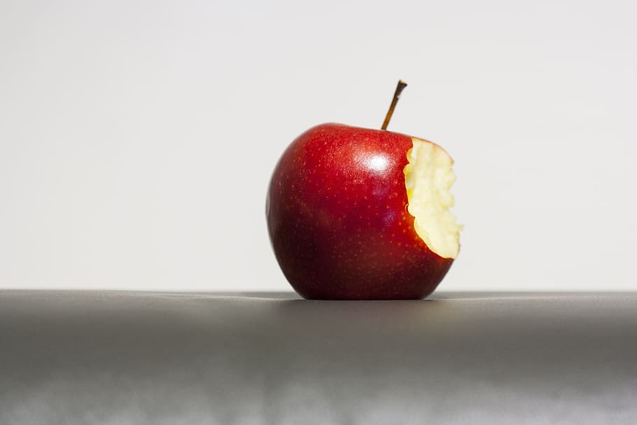 apple, fruit, red, vitamins, foodstuffs, healthy, fresh, harvest HD wallpaper