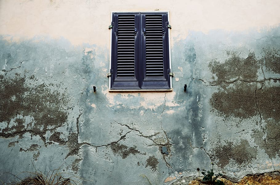 closed black window, architecture, building exterior, built structure HD wallpaper