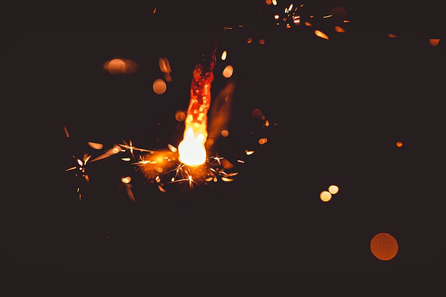 germany, lich, eberstadt, sparkler, yellow, grey, heat, hot HD wallpaper