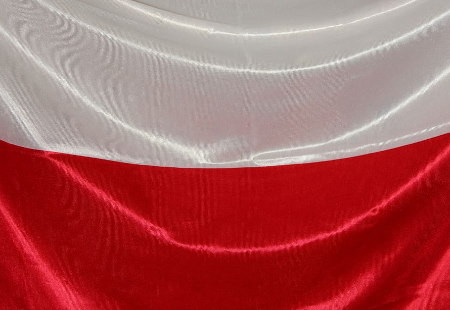 polish flag, white - red, independence, patriotism, symbol