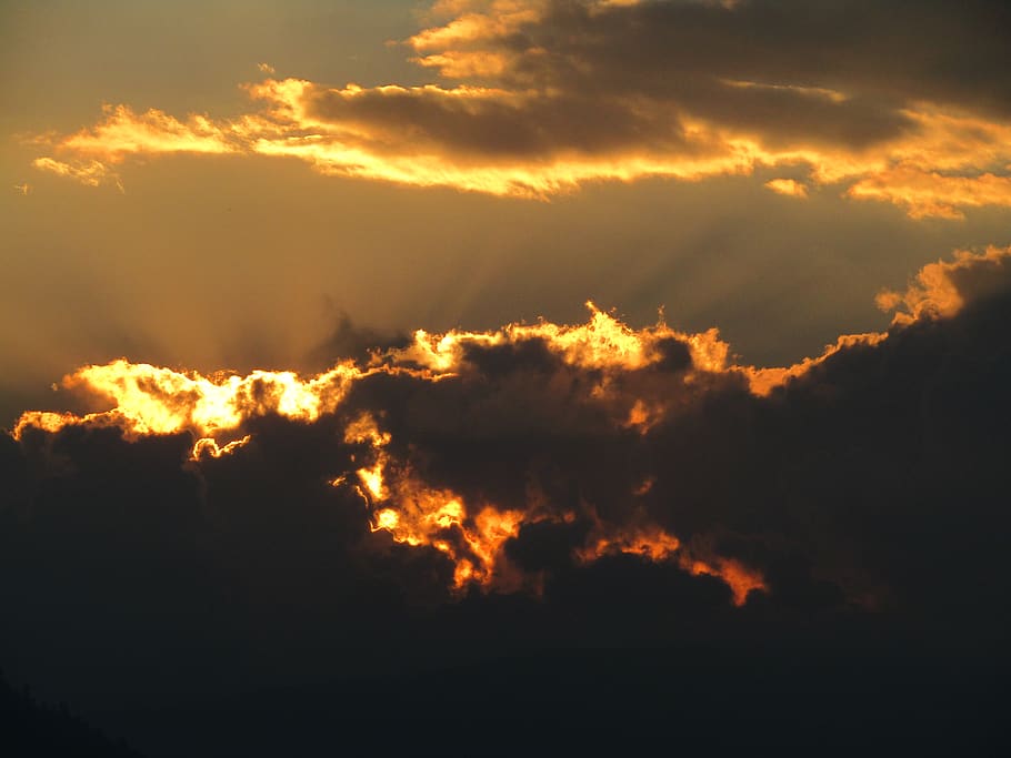 sunset, sunrise, cloud, sky, cloud - sky, beauty in nature HD wallpaper