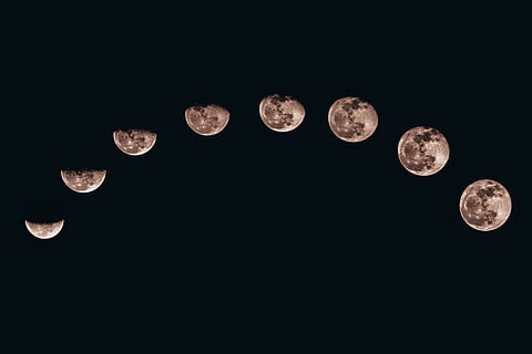 moon illustration, nature, outdoors, night, universe, space, outer space HD wallpaper