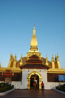 vientiane, laos, built structure, architecture, building exterior HD wallpaper