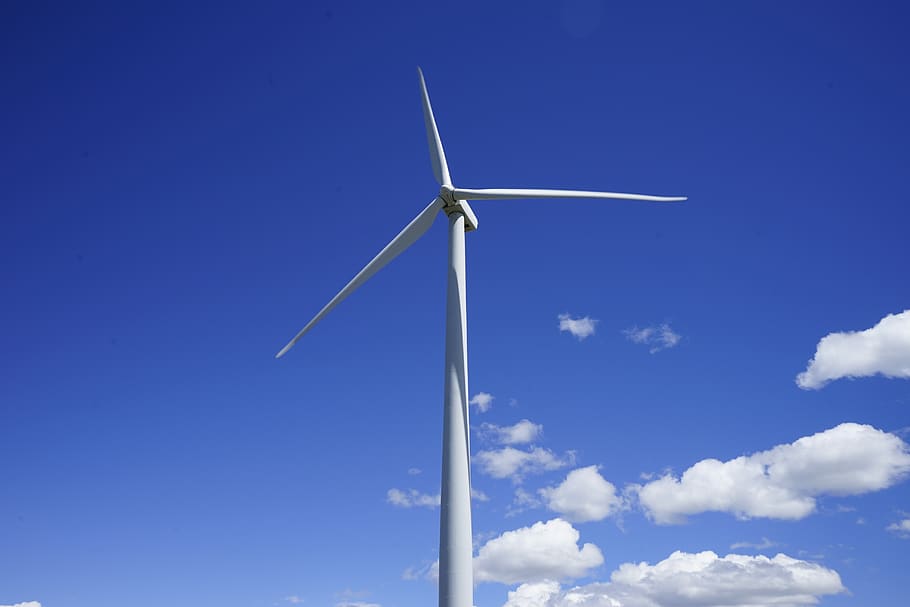 judith gap montana, windmill, clean energy, sustainable energy, HD wallpaper