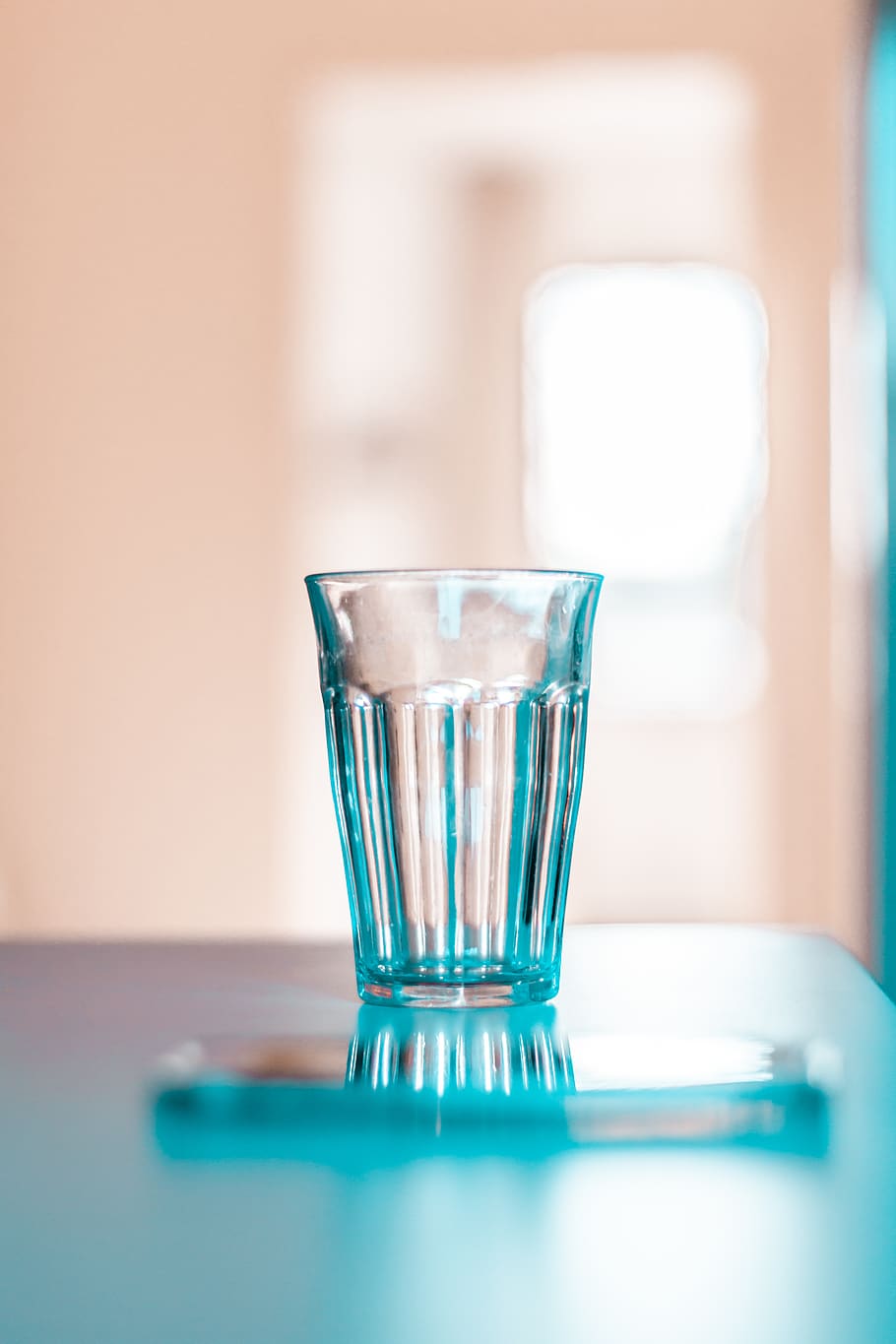clear drinking glass on white table, netherlands, amsterdam, goblet HD wallpaper