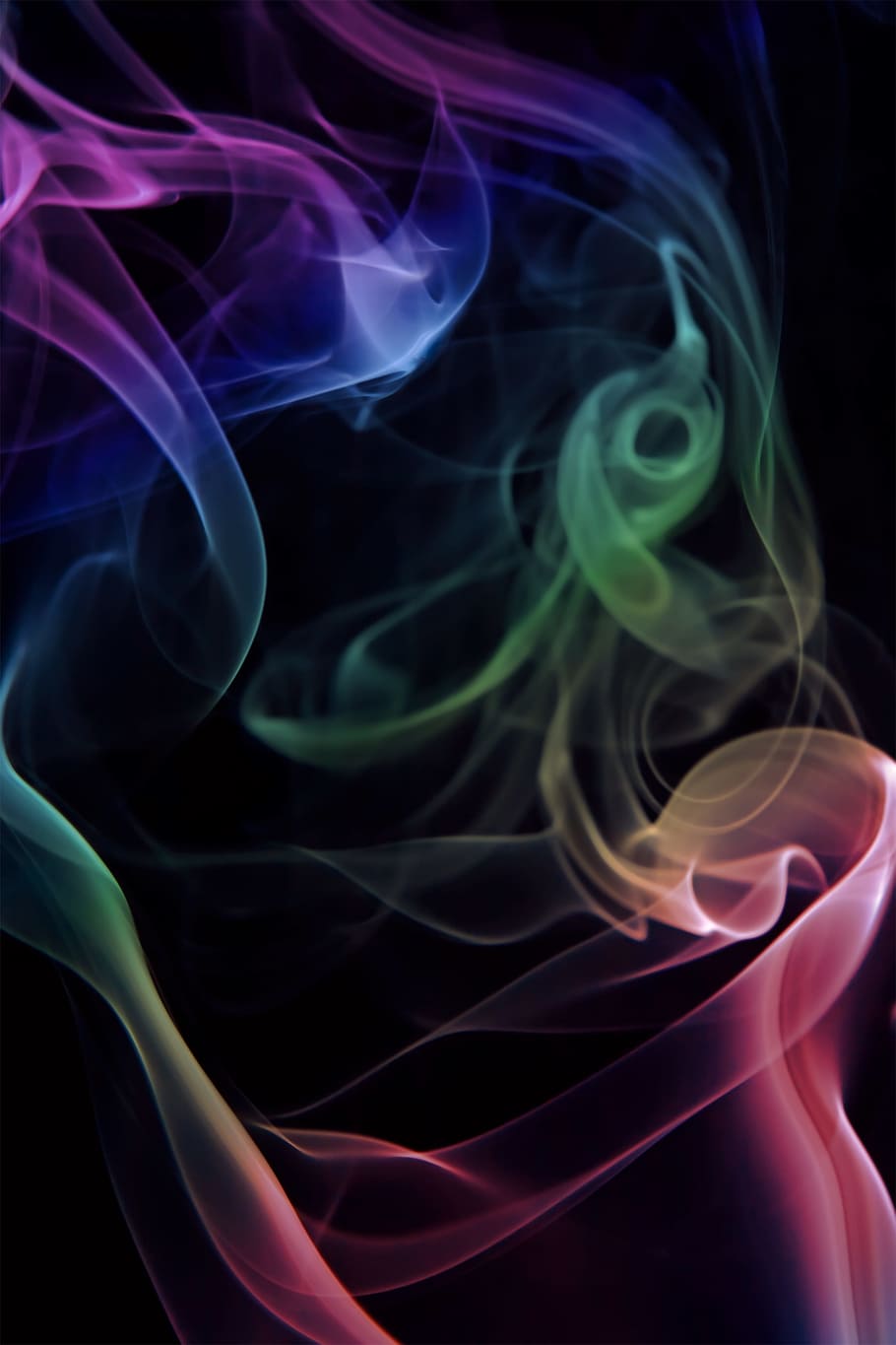 abstract, aroma, aromatherapy, background, color, smell, smoke HD wallpaper