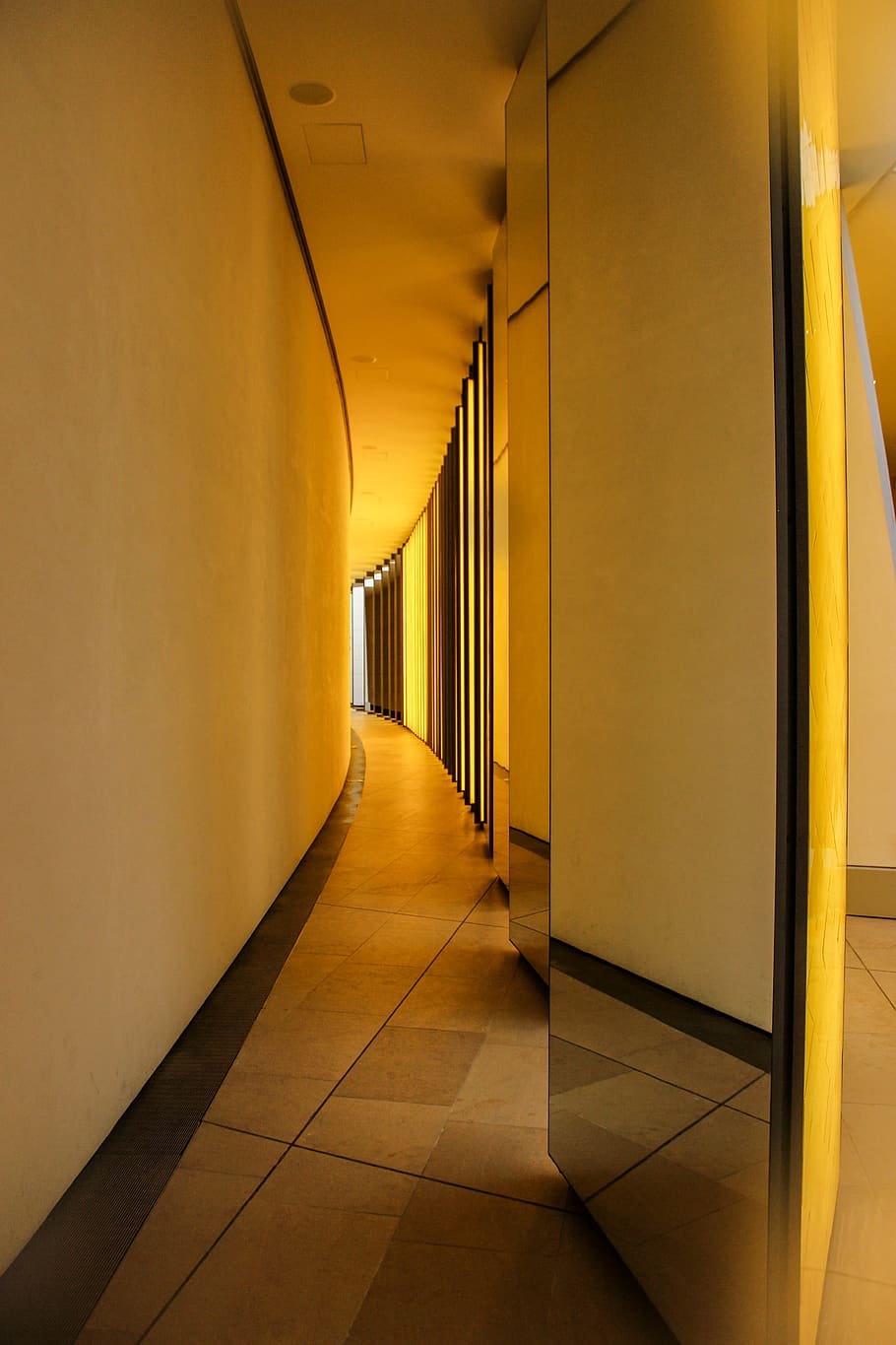 flooring, corridor, wood, road, architecture, street, structure HD wallpaper
