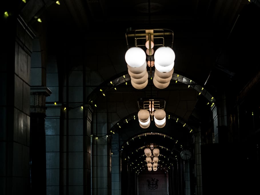 corridor, light, lighting, flooring, lamp, lightbulb, light fixture HD wallpaper
