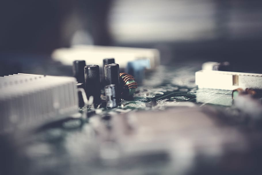 Selective Focus Photography of Circuit Board, blur, close-up HD wallpaper