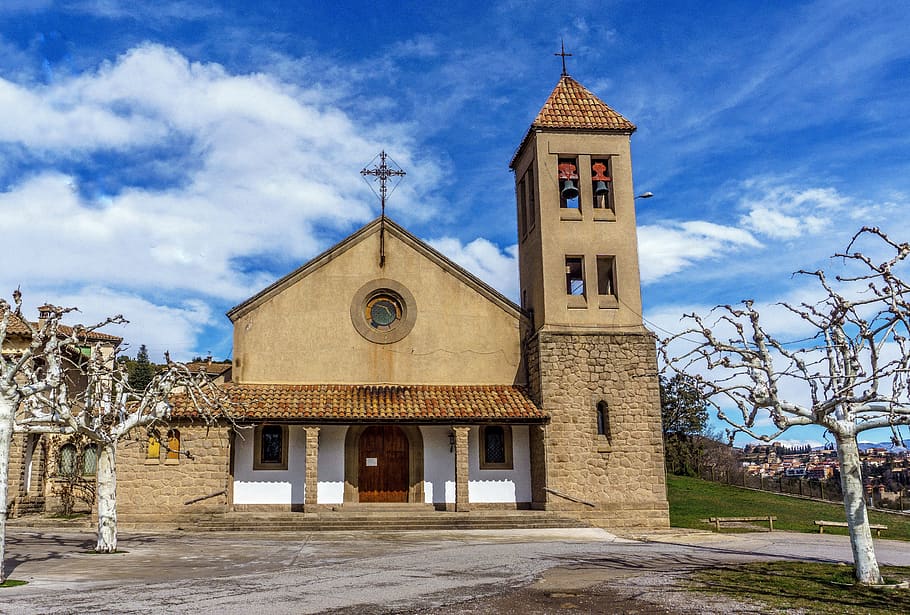 architecture, sky, building, religion, old, church, temple HD wallpaper