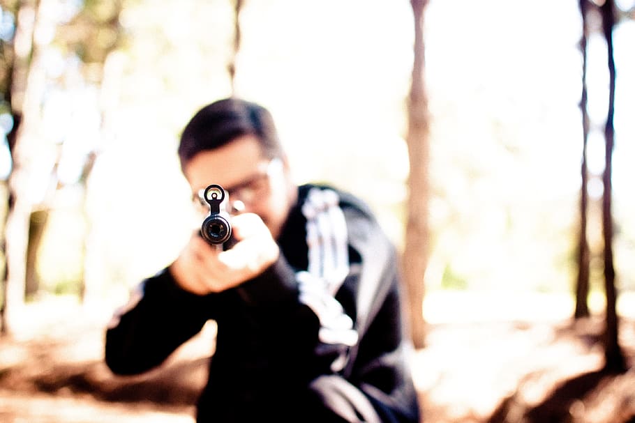 Rifle Gun, various, aim, aiming, guns, shoot, shooting, target HD wallpaper