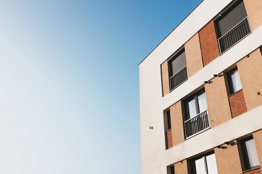 architecture, building, infrastructure, blue, sky, building exterior HD wallpaper