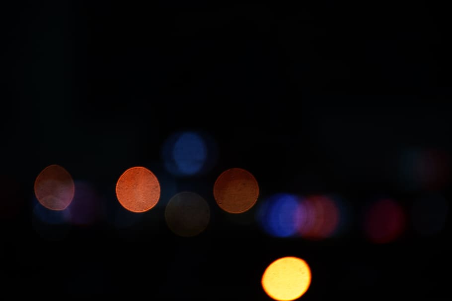 Bokeh Lights, blur, color, defocused, illuminated, luminescence HD wallpaper