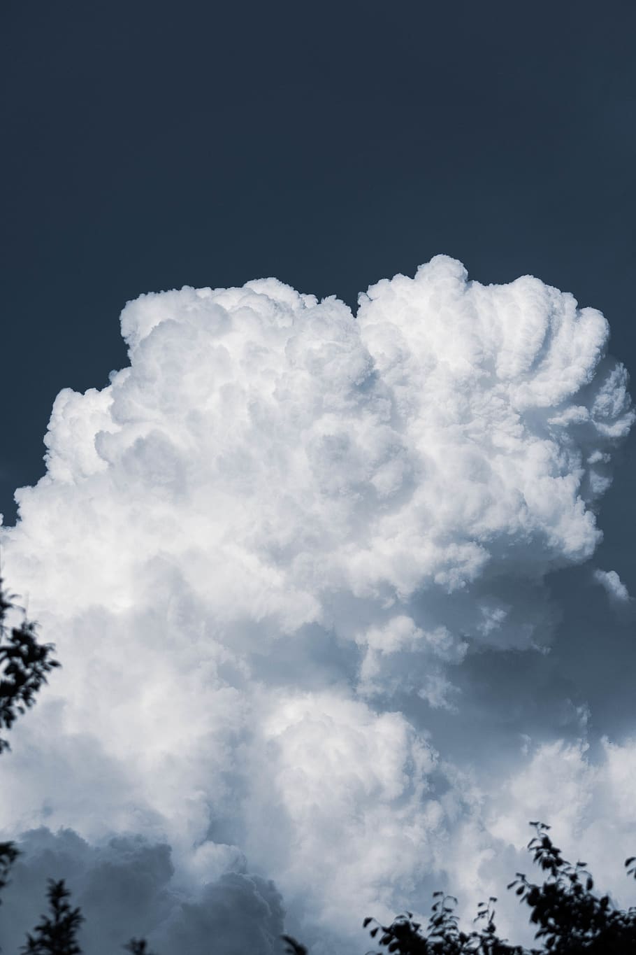 white cumulus clouds in blue sky, cloud - sky, beauty in nature HD wallpaper