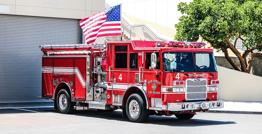 Fire Truck Dare Red Rescue Vehicles, Fire Truck Desktop Wallpaper