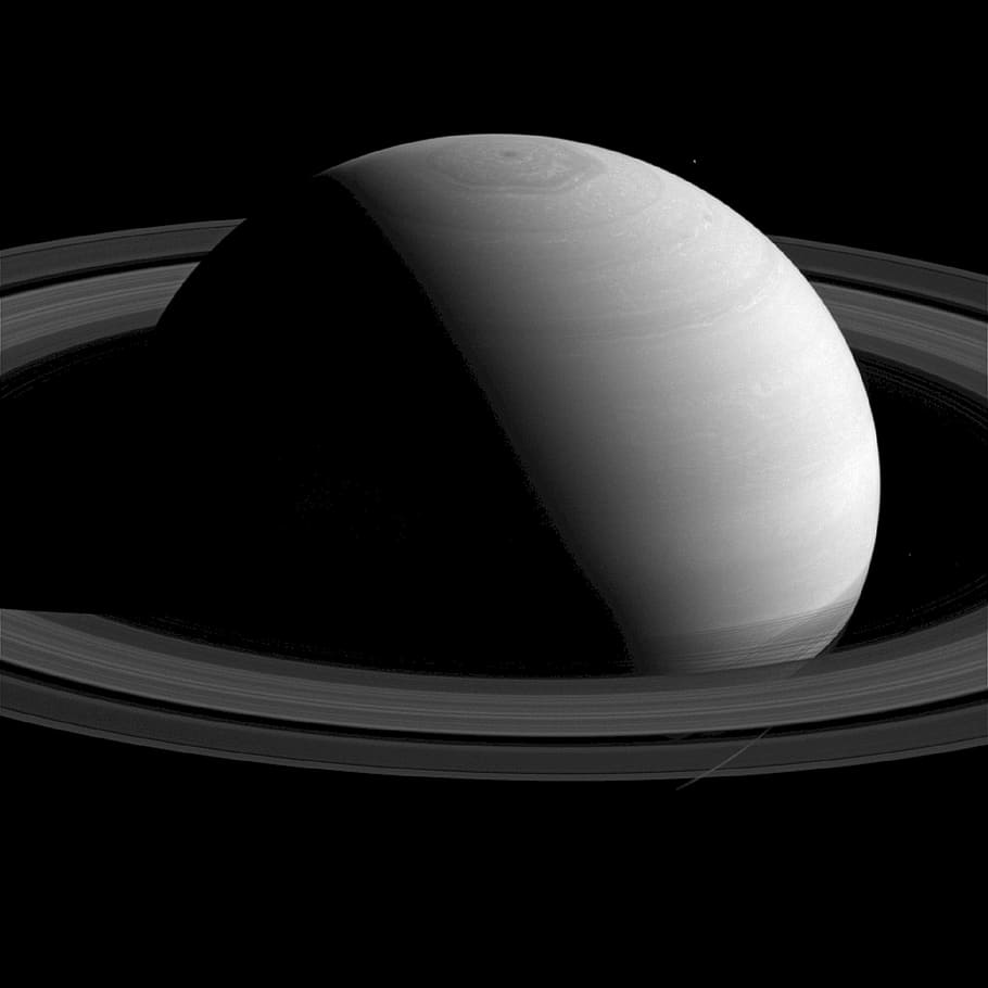 ring, saturn, planet, nature, lunar, space, no people, black background HD wallpaper