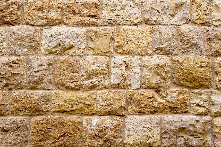 wall, stone, ancient, texture, pattern, surface, rock, background HD wallpaper