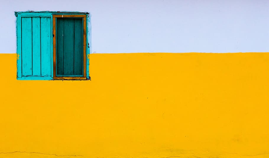 yellow, white, wall, window, house, home, architecture, built structure HD wallpaper