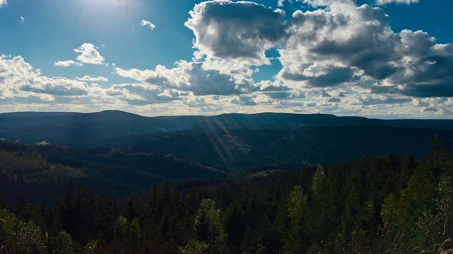 Mountain Range , clouds, daylight, daytime, landscape, nature HD wallpaper