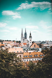 croatia, zagreb, architecture, built structure, building exterior HD wallpaper