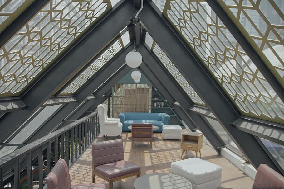 architecture, interior, modern, restaurant, hangout, jakarta HD wallpaper