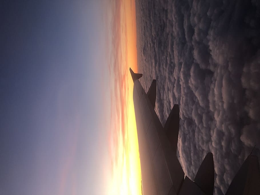 Fly, Sky, Clouds, Sun, Red, Plane, Adreneline, beauty in nature HD wallpaper