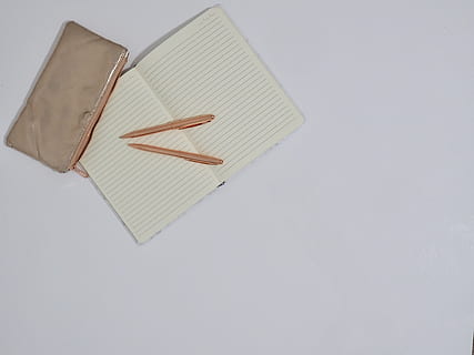 planning, minimal, simple, flatlay, rose gold, pink, white HD wallpaper