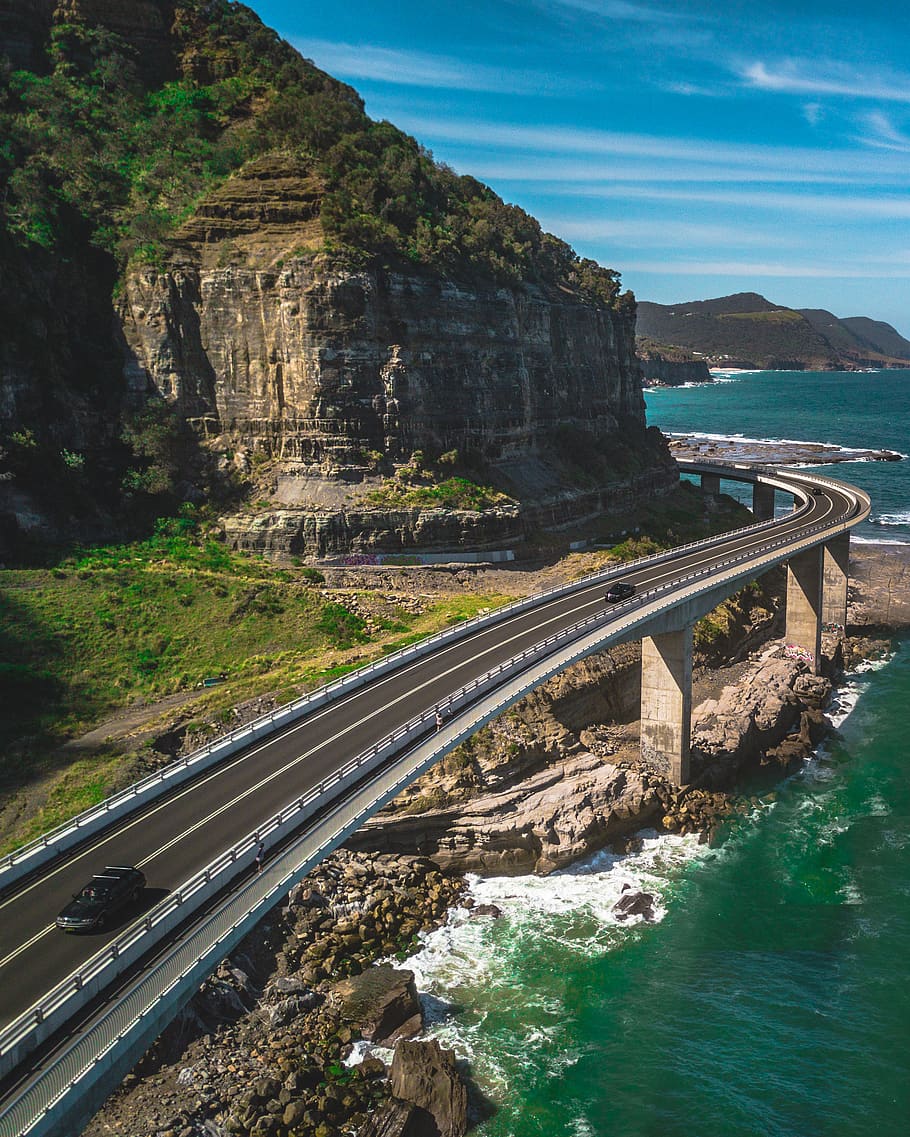 road, nature, building, bridge, outdoors, scenery, way, highway HD wallpaper