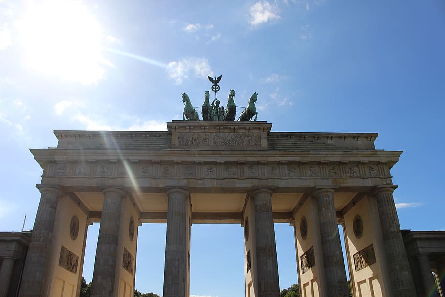 HD Wallpaper: Germany, Berlin, Brandenburg Gate, Holiday, Summer, City ...