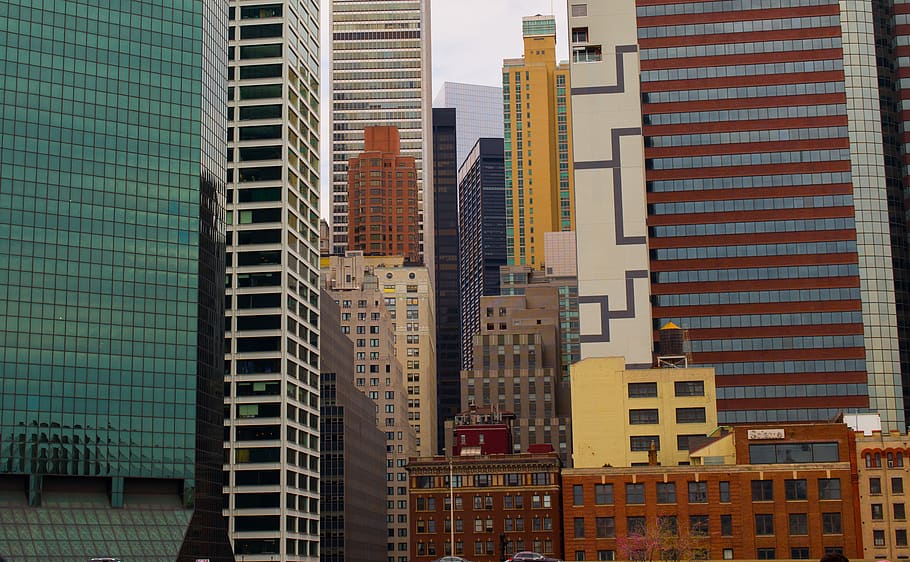 high rise buildings, office building, urban, town, city, metropolis HD wallpaper