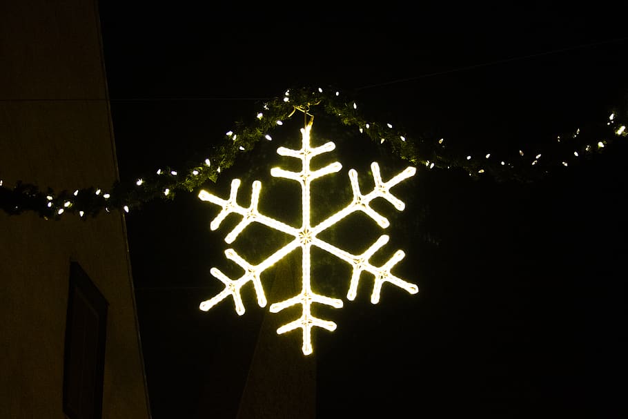 canada, quebec, illuminated, night, lighting equipment, celebration HD wallpaper
