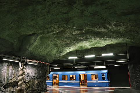 light, train, tunnel, subway, underground, transport, subterranean HD wallpaper