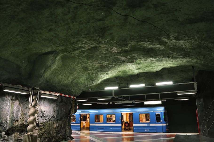 light, train, tunnel, subway, underground, transport, subterranean HD wallpaper