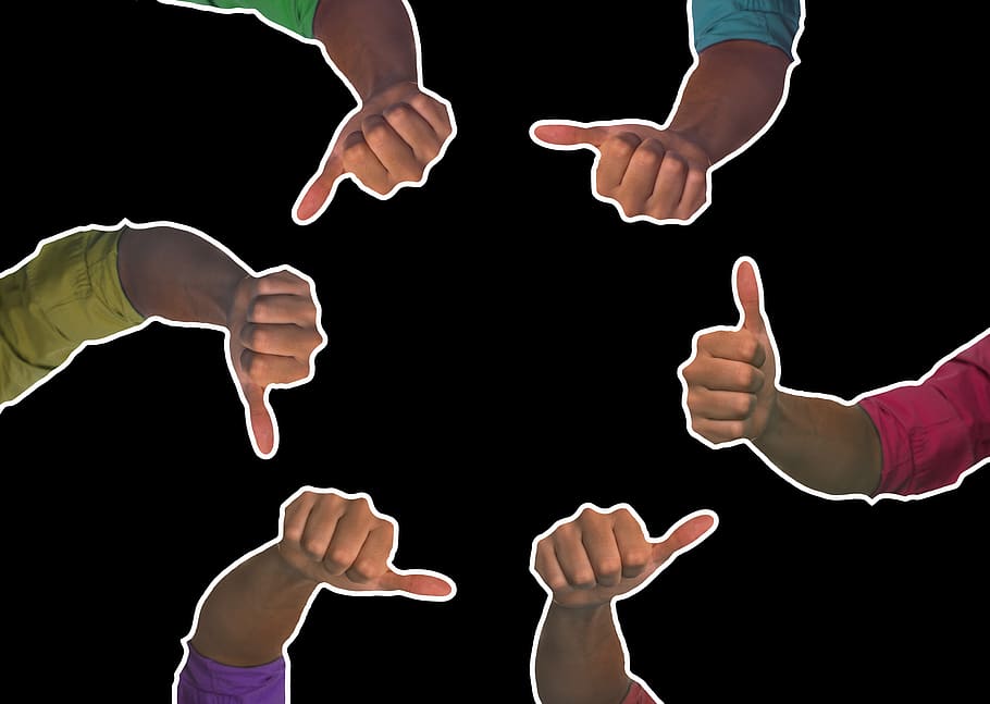 customer, like, thumb, high, down, positive, negative, service HD wallpaper