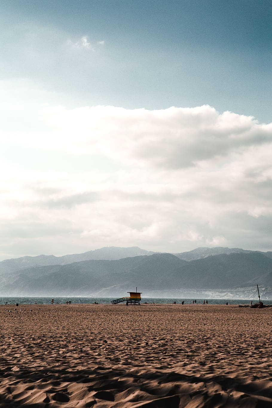 los angeles, beach, sky, clouds, travel, travel agency, water HD wallpaper