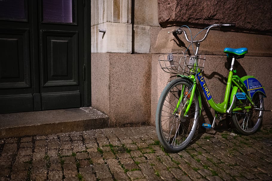 bicycle, transportation, built structure, mode of transportation HD wallpaper