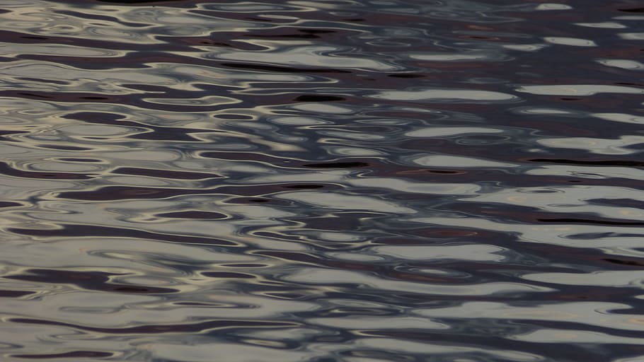 canada, canmore, blue, reflection, wet, lake, pattern, wallpaper HD wallpaper
