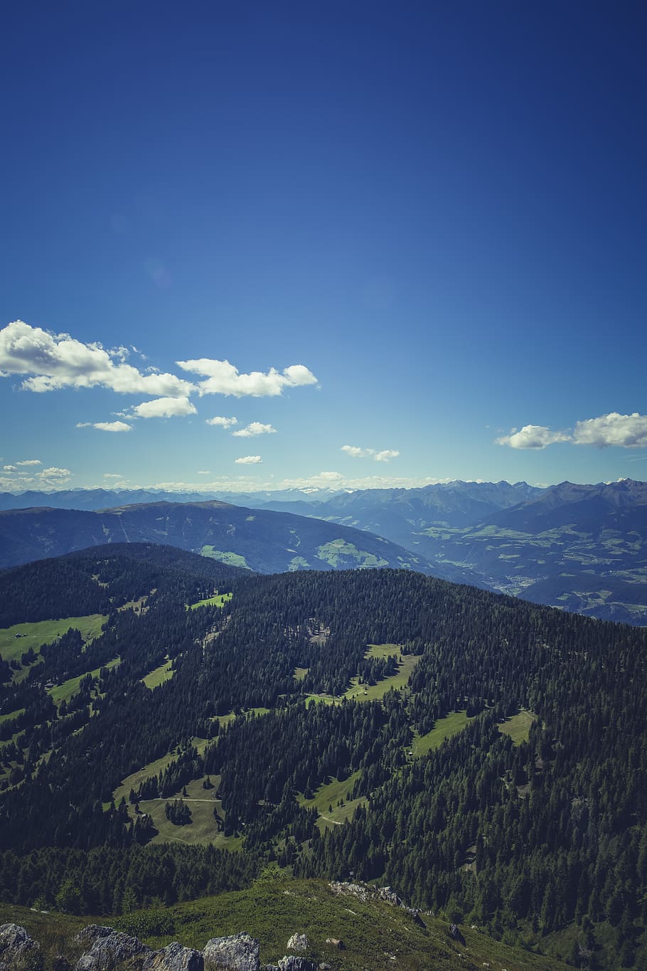 Green Hill, highlands, landscape, mountain range, mountains, nature HD wallpaper