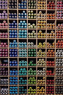 assorted-color container lot, spray paint, can, graffiti, shelf HD wallpaper