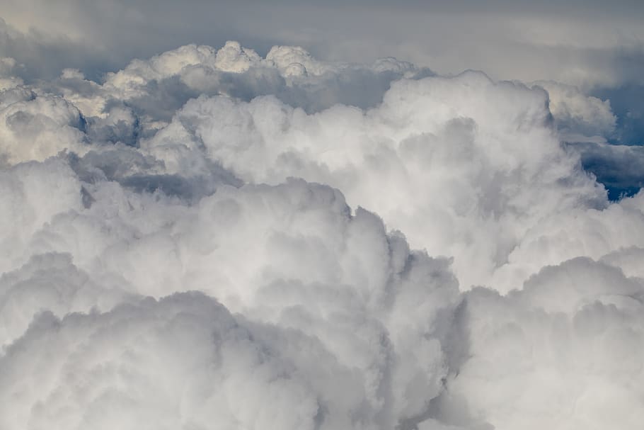 clouds on mid air at daytime, cloud - sky, beauty in nature, scenics - nature HD wallpaper