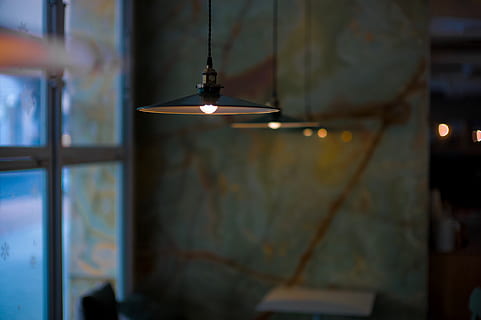 three black pendant lamps, light fixture, ceiling fan, appliance HD wallpaper