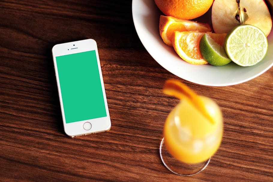iphone, smartphone, oranges, home, apple inc, touch, device HD wallpaper