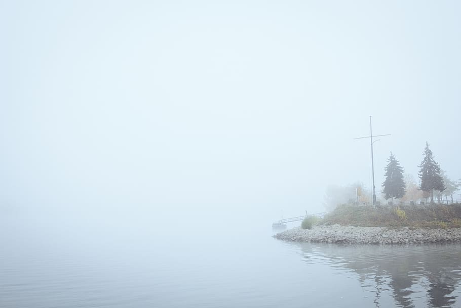 germany, mainz, fog, beauty in nature, water, tranquility, scenics - nature HD wallpaper